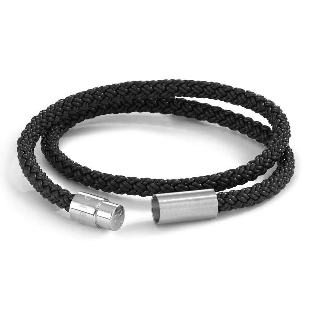 Pulsera Acero inoxidable, Caucho 23 cm