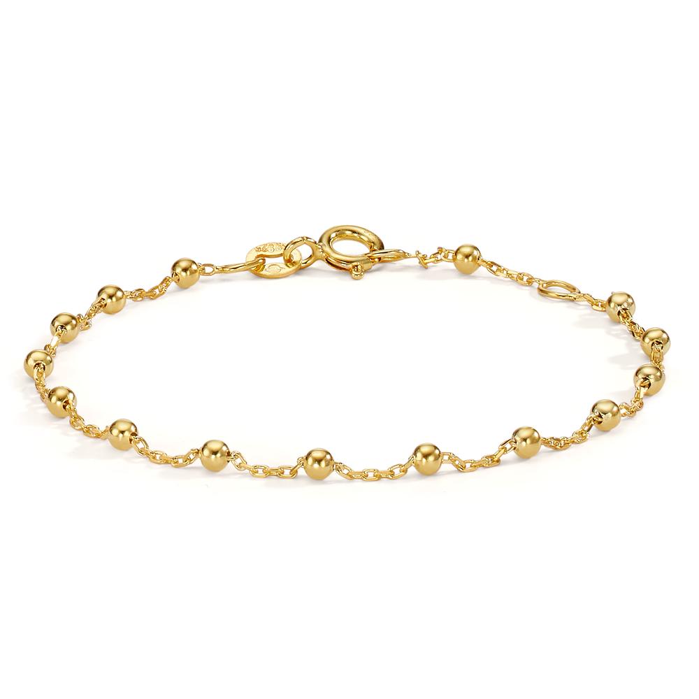 Pulsera Plata Amarillo Dorado 16-18 cm