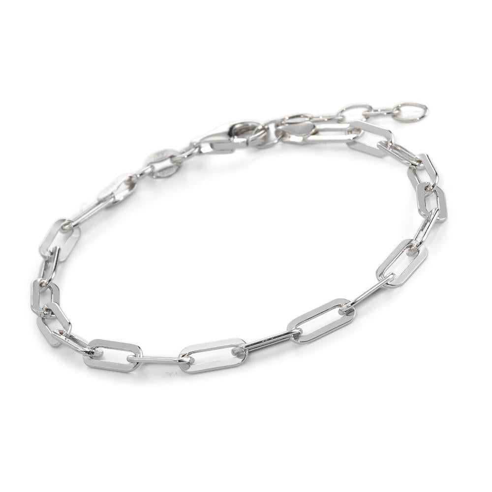 Pulsera Plata Rodio plateado 17-19 cm