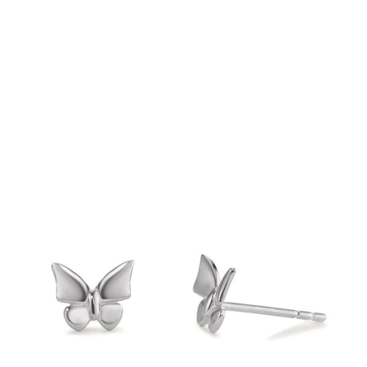 Pendientes Plata Rodio plateado Mariposa