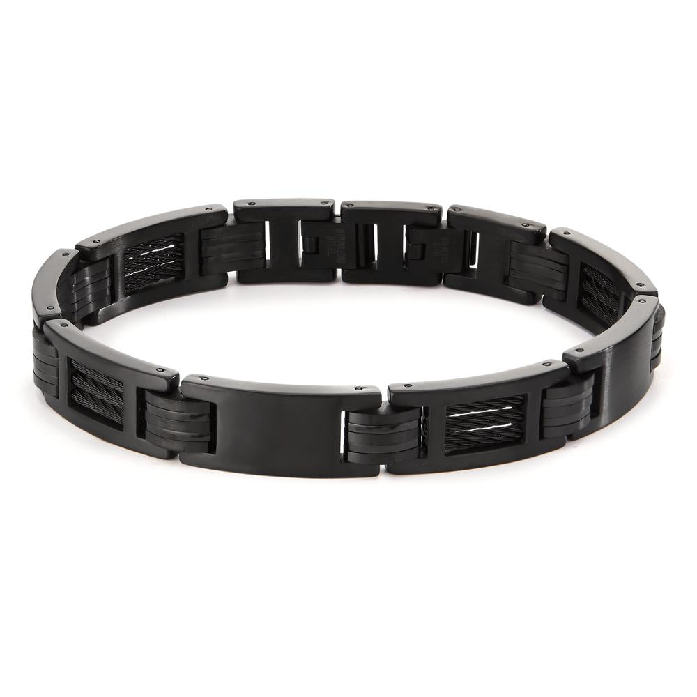 Pulsera Acero inoxidable Negro Recubierto de IP 21.5-23 cm