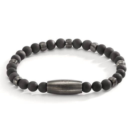 Pulsera Acero inoxidable, Carbón Gris Recubierto de IP 19 cm