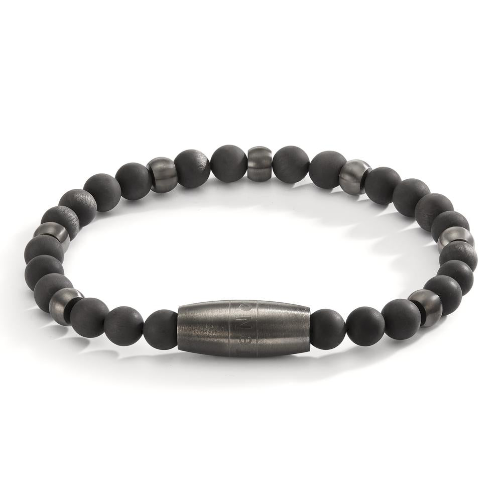 Pulsera Acero inoxidable, Carbón Gris Recubierto de IP 21.5 cm