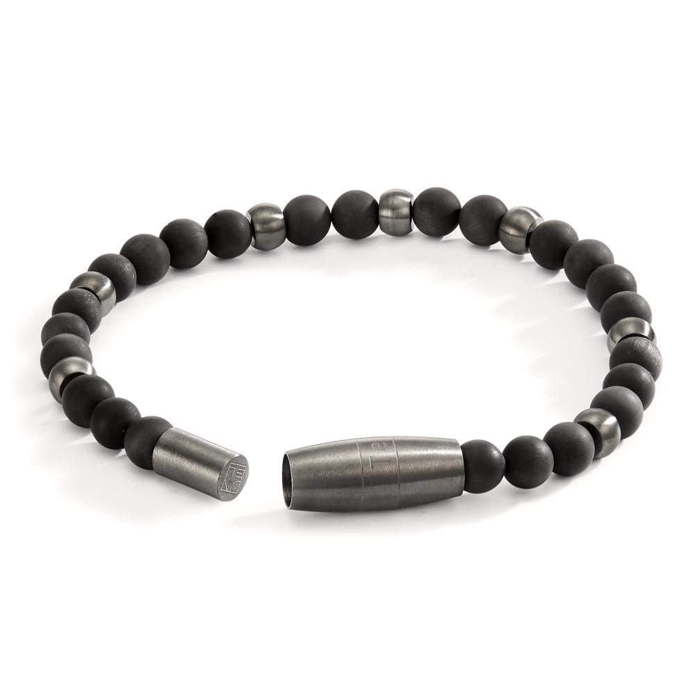 Pulsera Acero inoxidable, Carbón Gris Recubierto de IP 21.5 cm