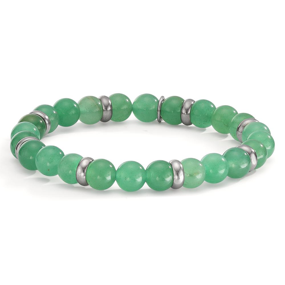 Pulsera Acero inoxidable Cuarzo verde 21 cm Ø8.5 mm