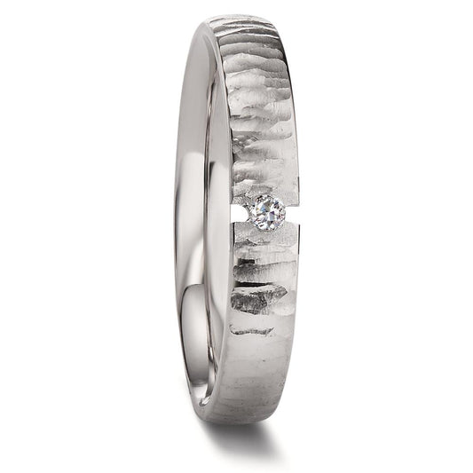 Anillo de pareja Titanio Diamante 0.03 ct, w-si