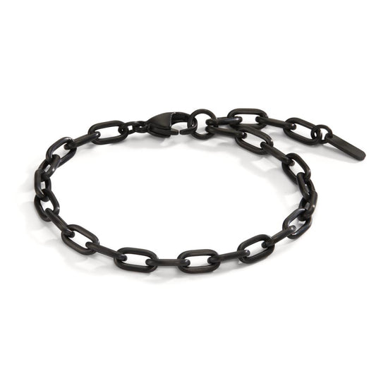 Pulsera Acero inoxidable Negro Recubierto de IP 17.5-21 cm