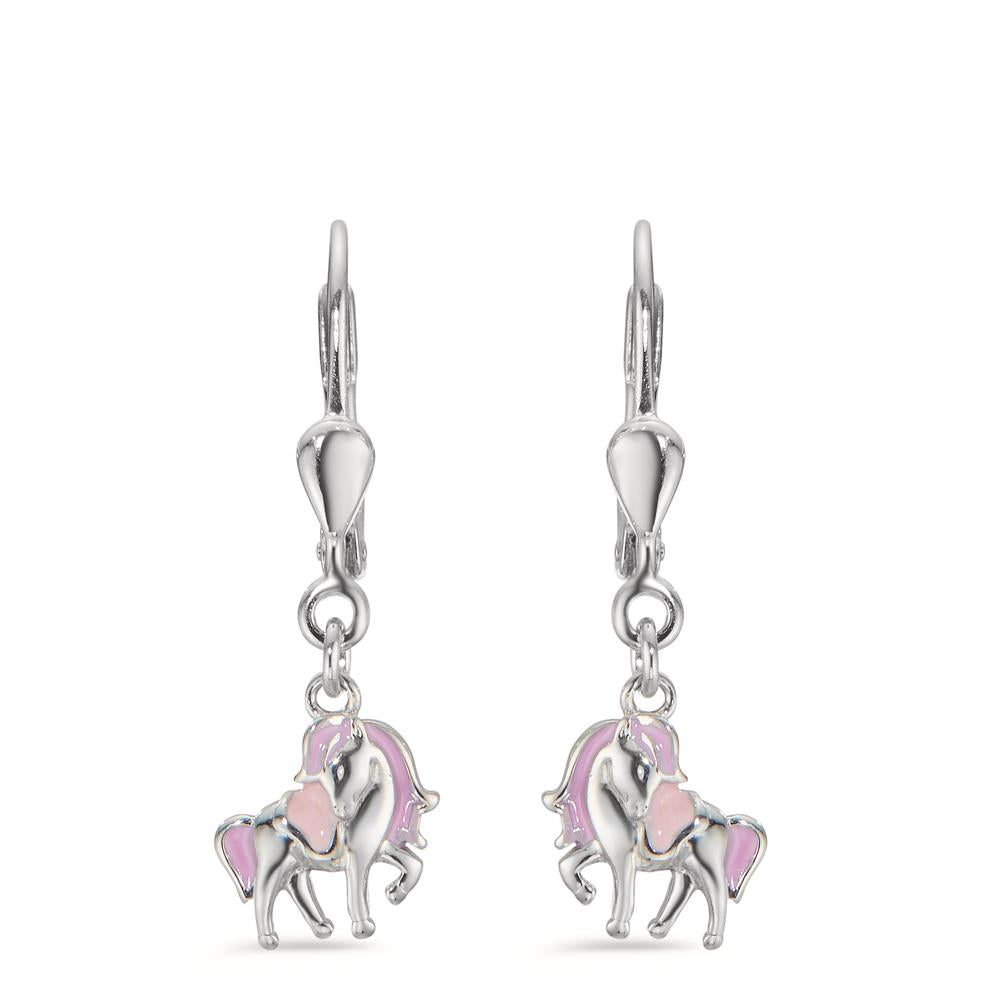 Pendientes Plata Rodio plateado Unicornio