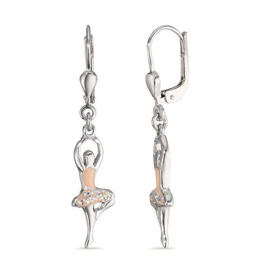 Pendientes Plata Rodio plateado Ballet