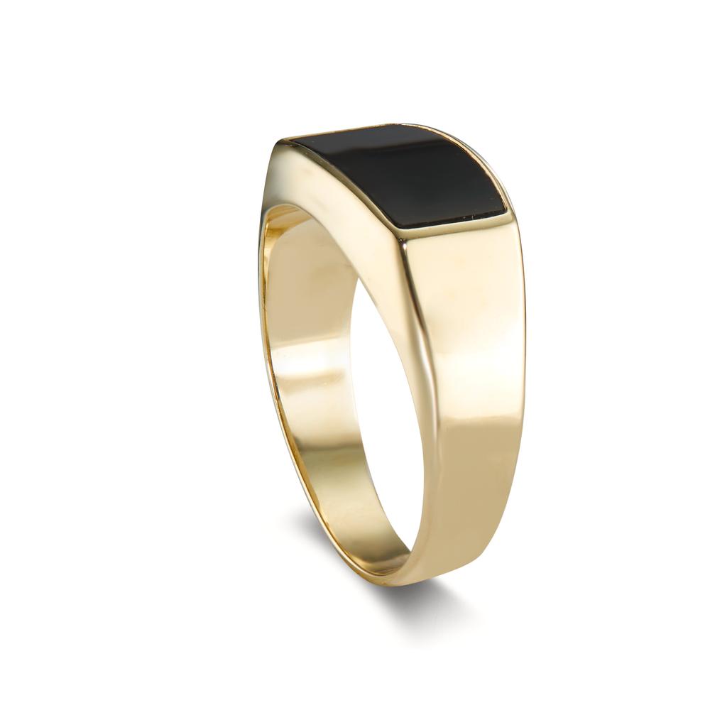 Anillo de dedo Oro amarillo de 375/9K Ónix