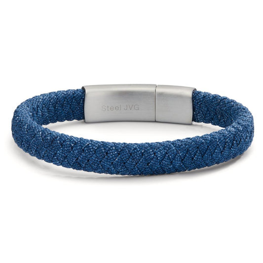 Pulsera Acero inoxidable, Textil 21.5 cm