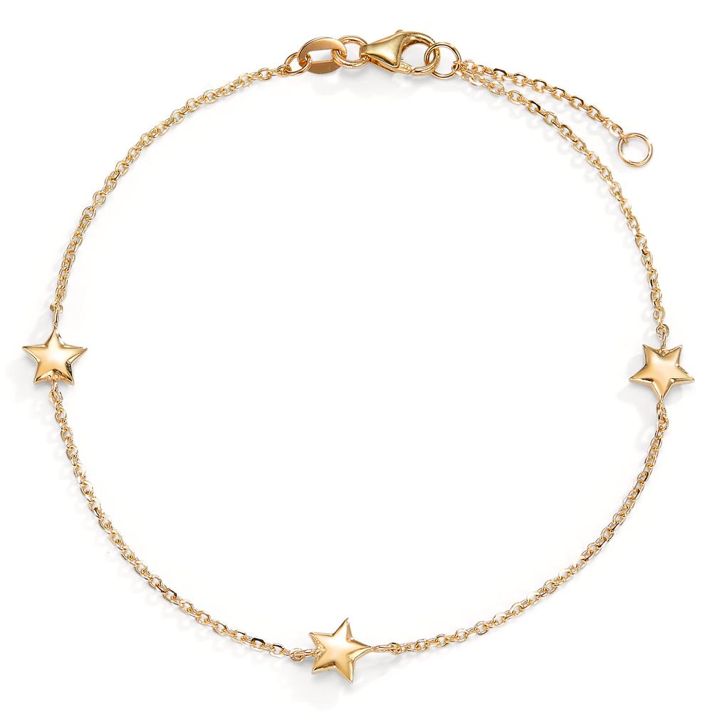 Pulsera Oro amarillo de 585/14 kt. estrella 17-19 cm