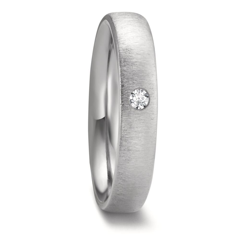 Anillo de pareja Circonio Diamante 0.03 ct, w-si