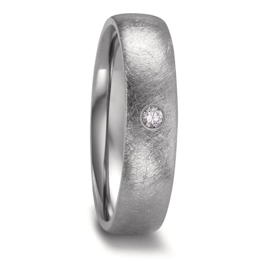 Anillo de pareja Circonio Diamante 0.03 ct, w-si