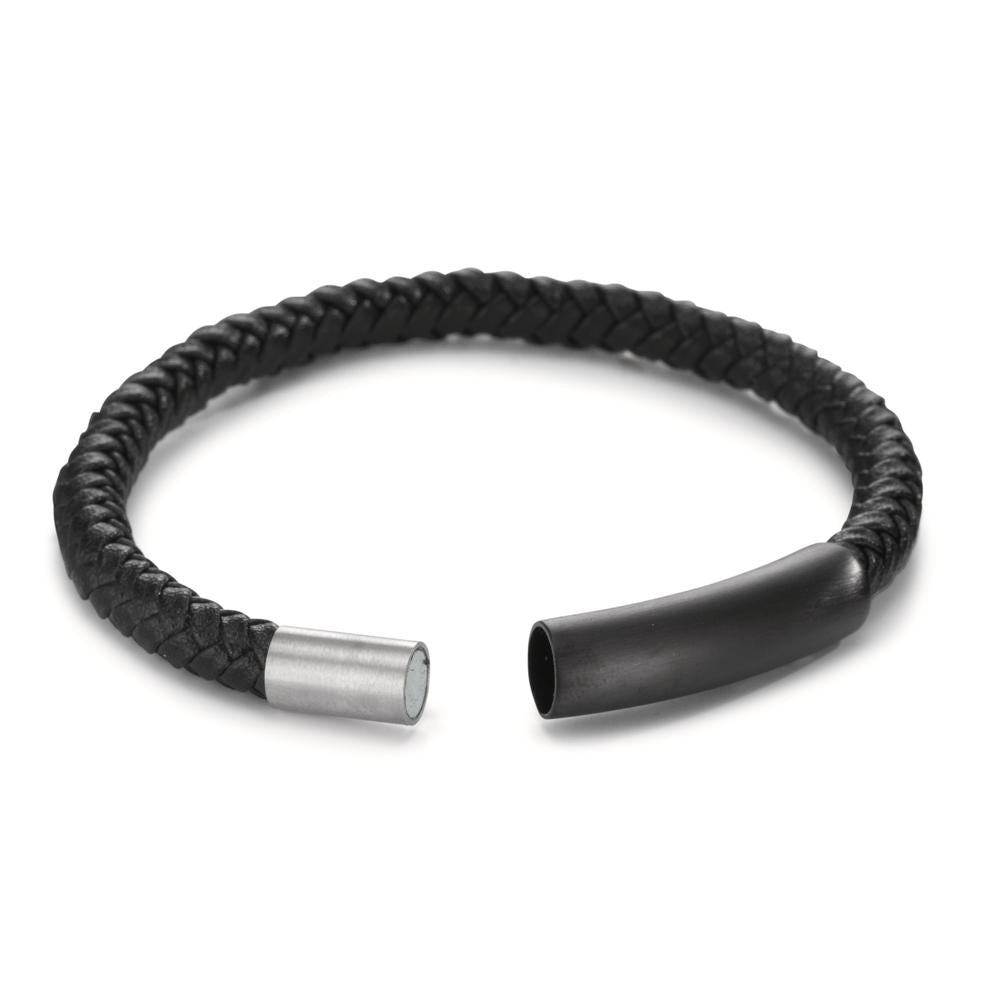 Pulsera Acero inoxidable Negro Recubierto de IP 19.5 cm Ø6.5 mm