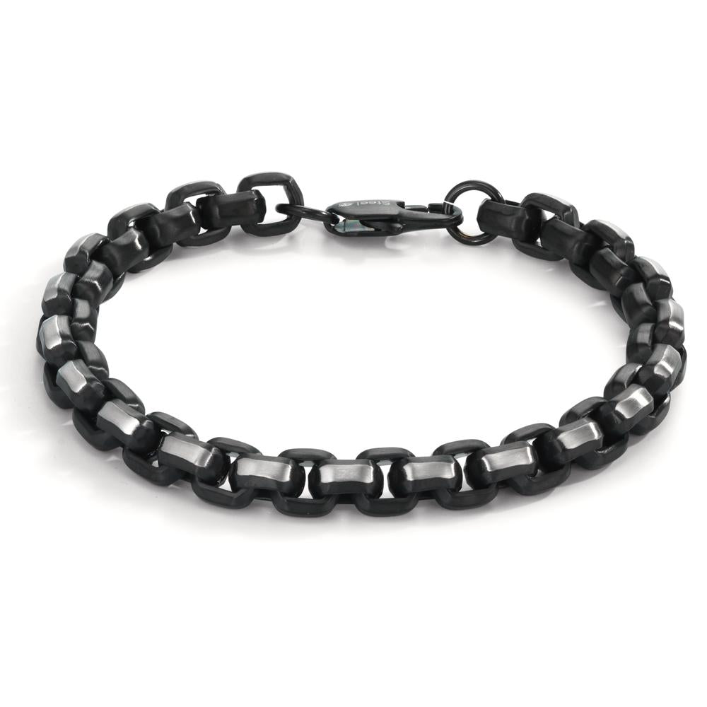 Pulsera Acero inoxidable Negro Recubierto de IP 22 cm