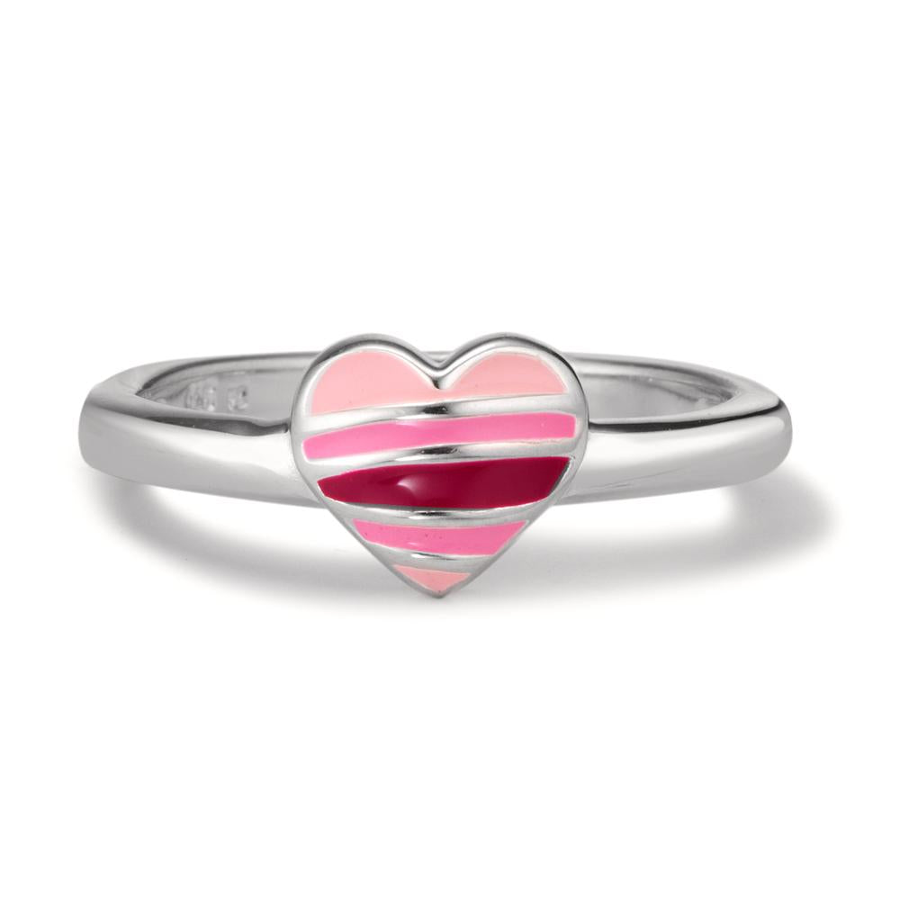 Anillo de dedo Plata Rodio plateado Corazón