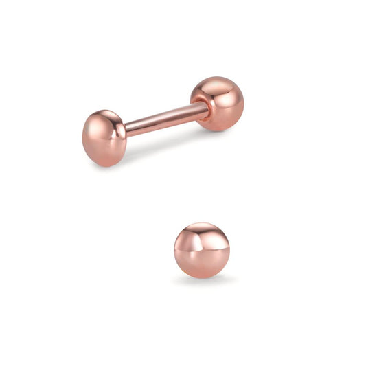 Piercing Plata Rosa Dorado Ø3 mm