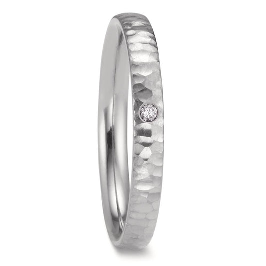 Anillo de pareja Circonio Diamante 0.02 ct, w-si