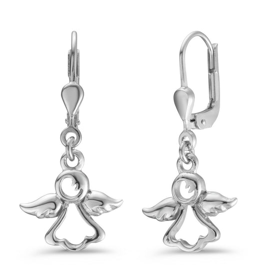 Pendientes Plata Rodio plateado Ángel guardian