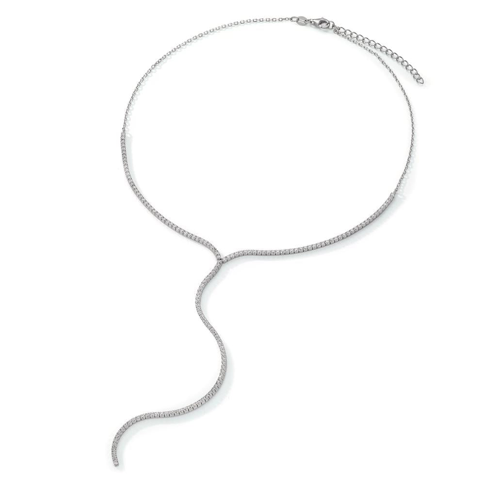 Collar Plata Circonita Rodio plateado 38-43 cm