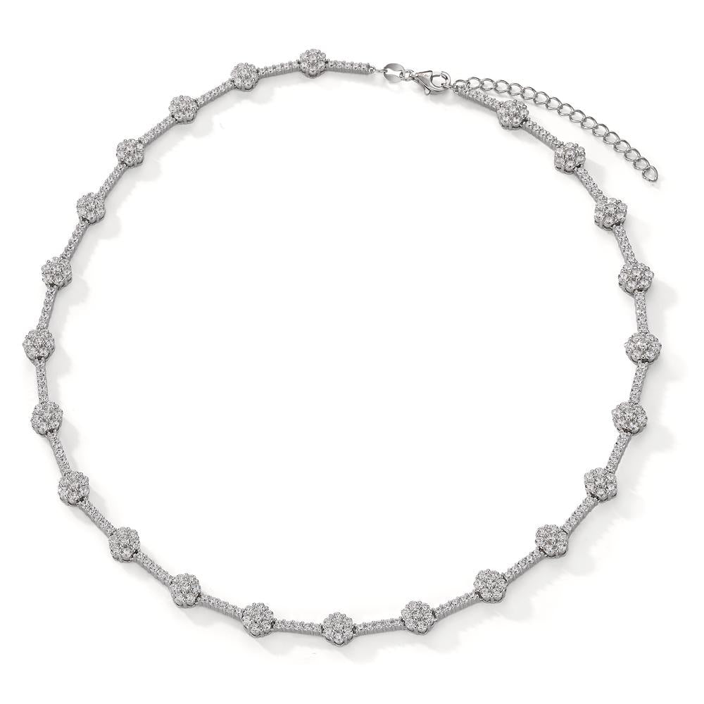 Collar Plata Circonita Rodio plateado 40-45 cm