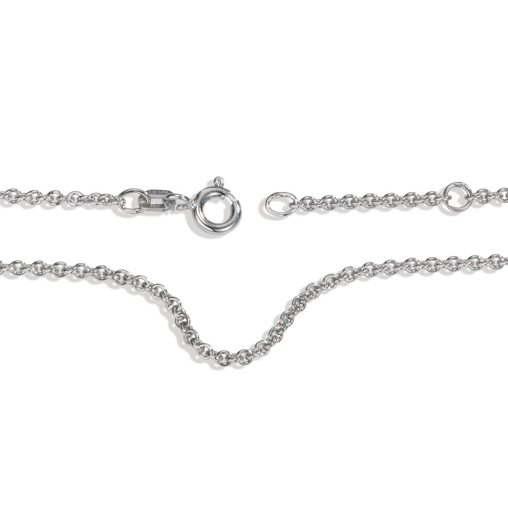 Collar Plata Rodio plateado 36-38 cm