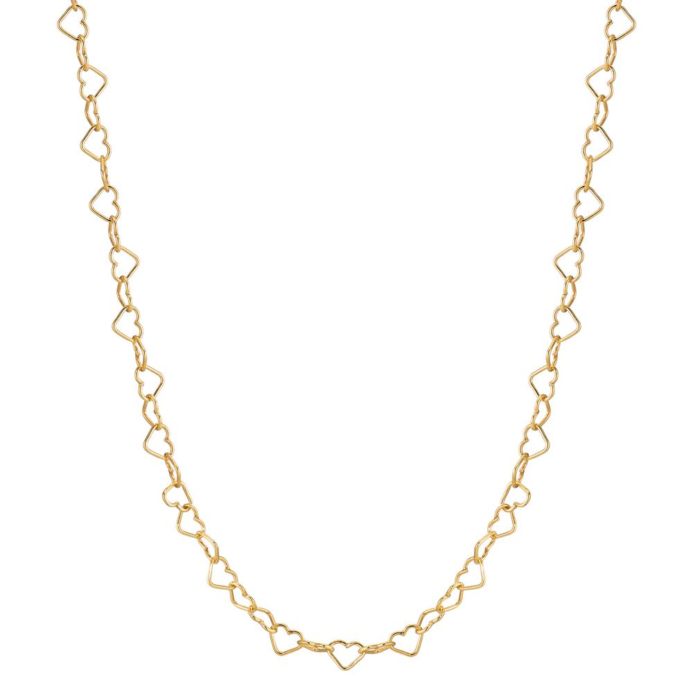 Bodychain Plata Amarillo Dorado Corazón 70 cm