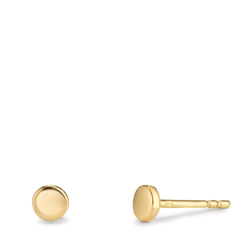 Pendientes 750/oro amarillo de 18 quilates Ø4 mm