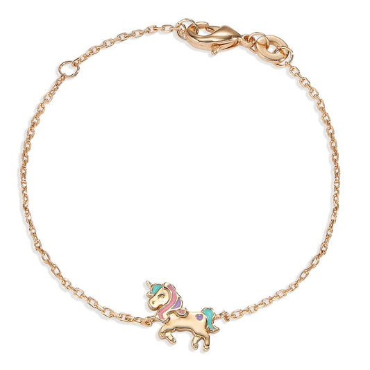 Pulsera Bronce Pintado/lacado Unicornio 13-15 cm