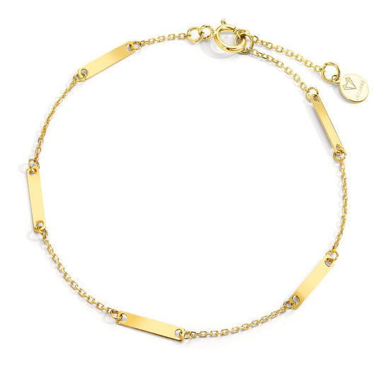 Pulsera 750/oro amarillo de 18 quilates 16-18 cm