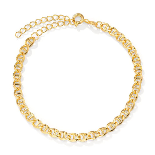 Pulsera Plata Amarillo Dorado 17-21 cm