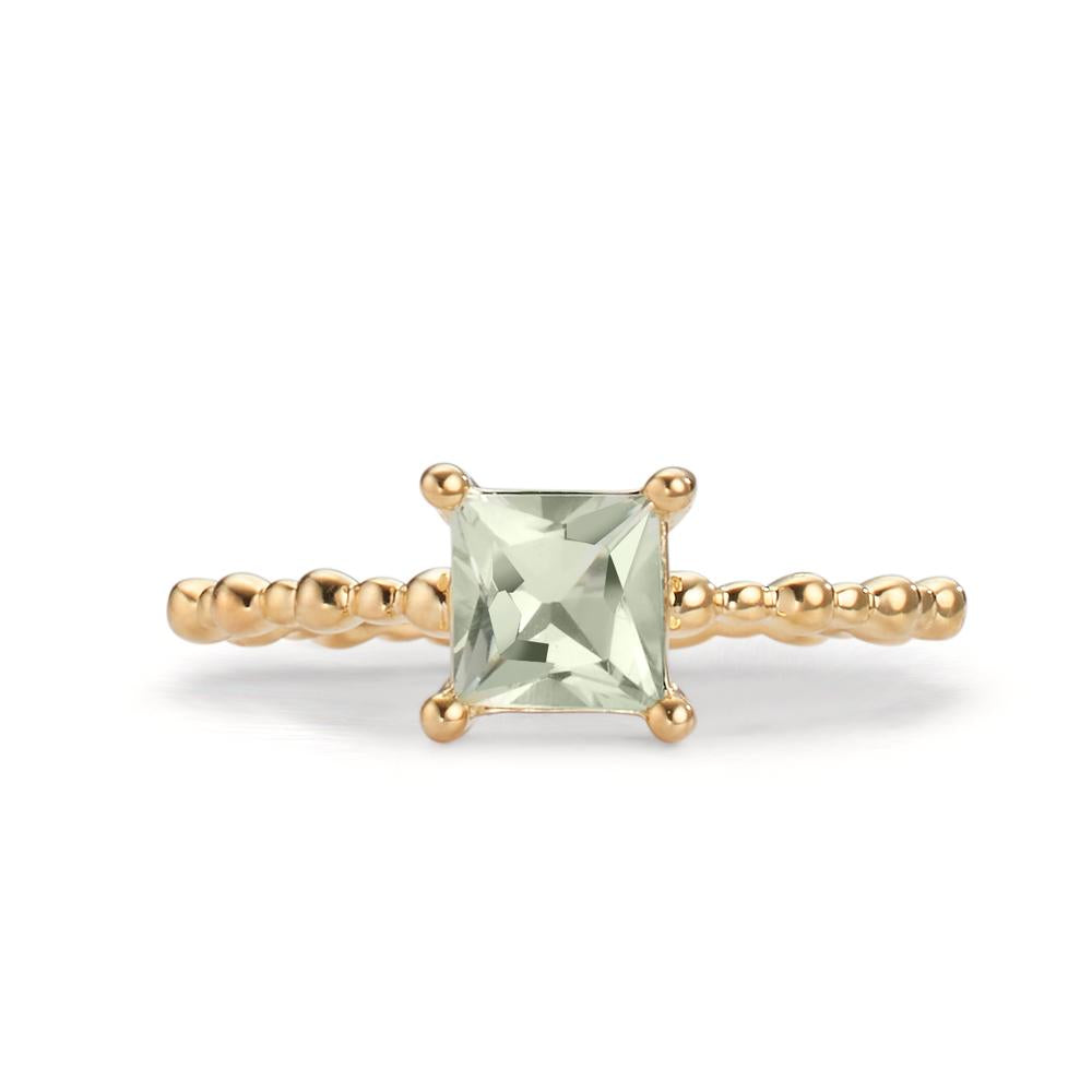 Anillo de dedo Oro amarillo de 375/9K Amatista verde