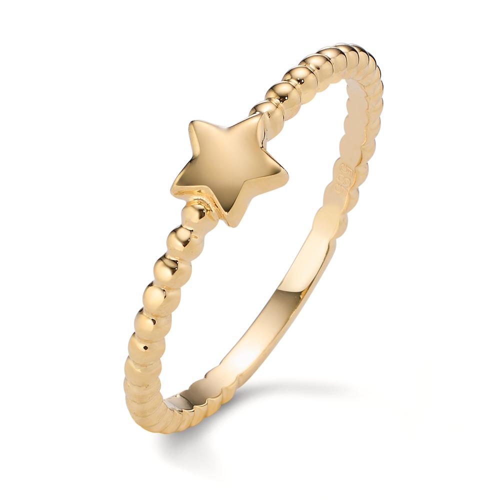 Anillo de dedo Oro amarillo de 585/14 kt. estrella