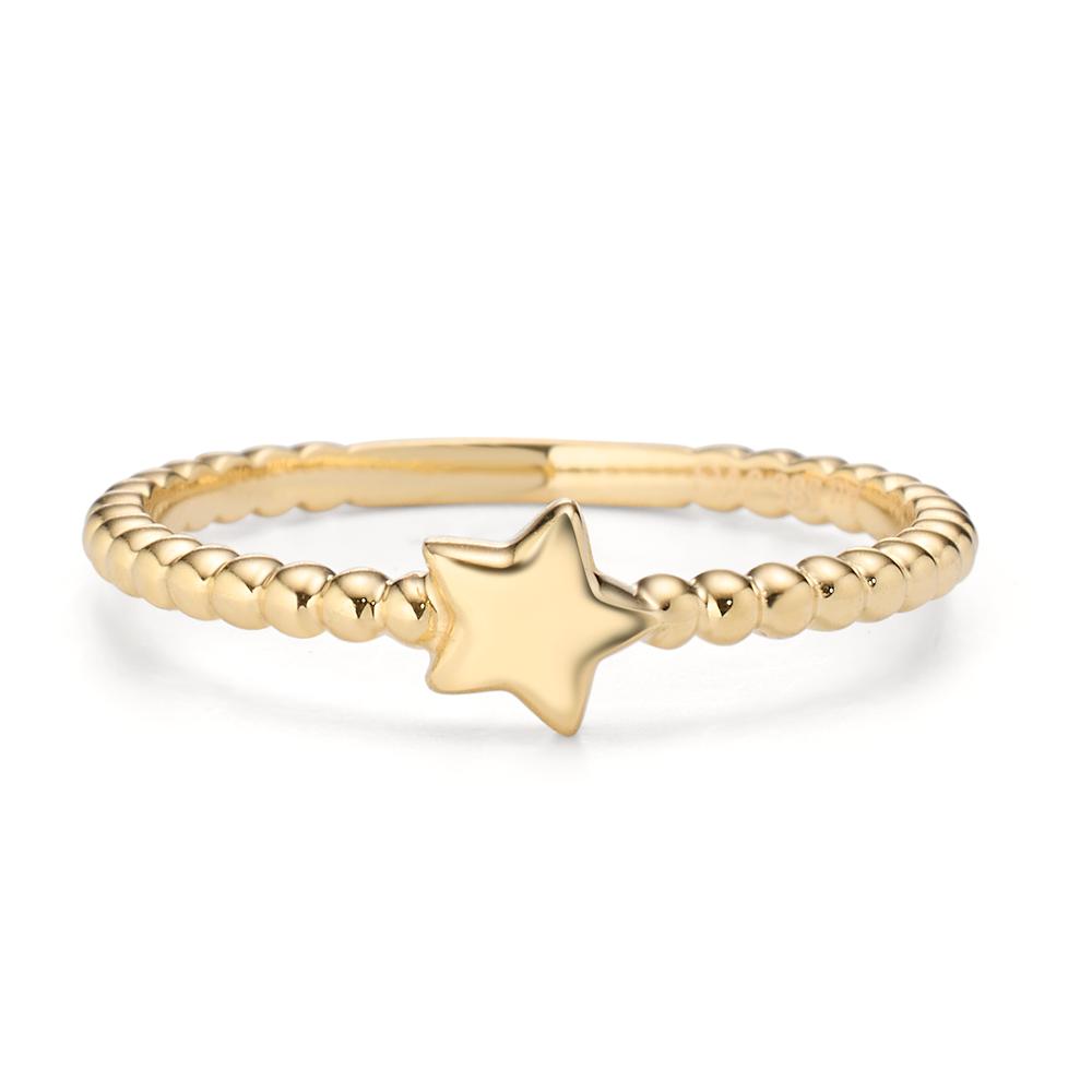 Anillo de dedo Oro amarillo de 585/14 kt. estrella