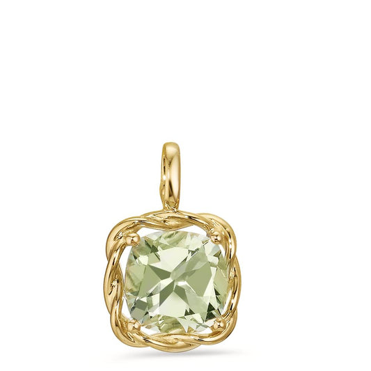 Colgante Oro amarillo de 585/14 kt. Amatista verde