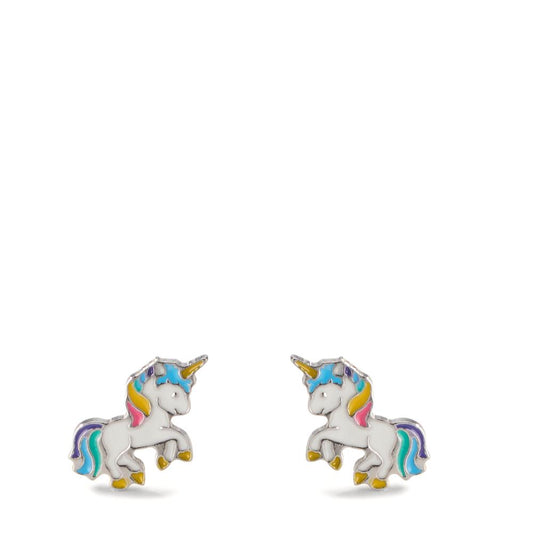 Pendientes Plata Rodio plateado Unicornio