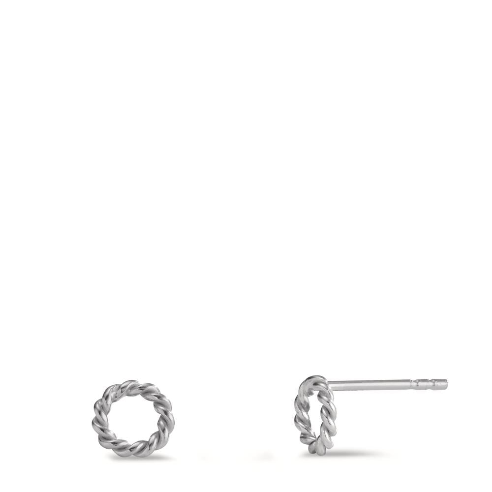 Pendientes Plata Rodio plateado Ø6.5 mm