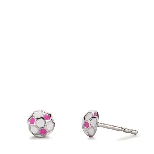 Pendientes Plata Rodio plateado Fútbol americano Ø6 mm