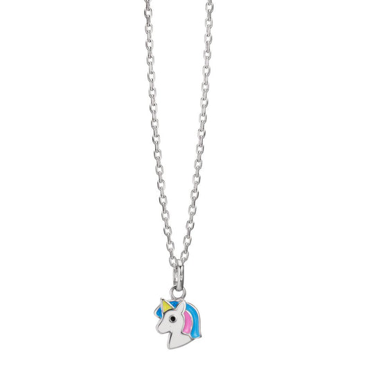 Collar con colgante Plata Rodio plateado Unicornio 36-38 cm